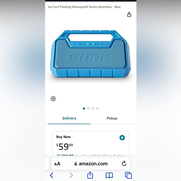 Ion Surf Floating Waterproof Stereo Boombox